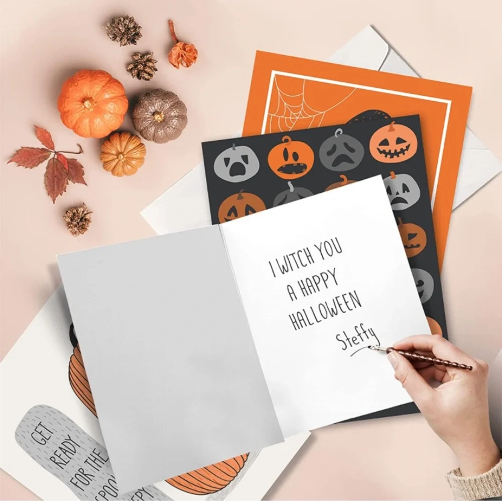 Easykart Labels 24 Halloween Cards Assortment